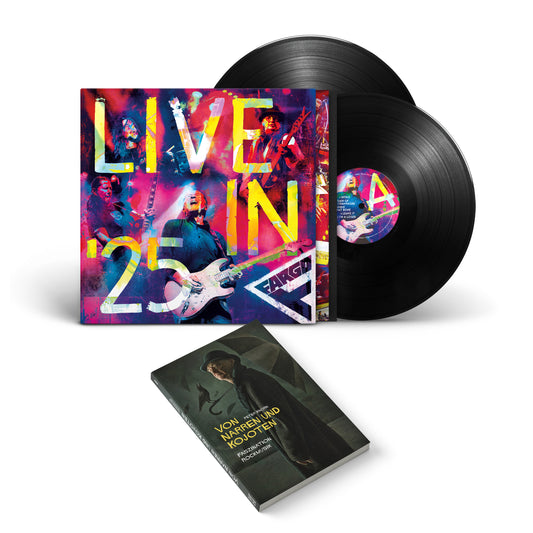 Fargo / Peter Knorn LP-Buch-Bundle "Live In '25" / "Von Narren und Kojoten - Faszination Rockmusik"