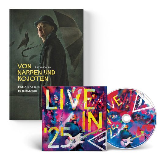 Fargo / Peter Knorn CD-Buch-Bundle "Live In '25" / "Von Narren und Kojoten - Faszination Rockmusik"
