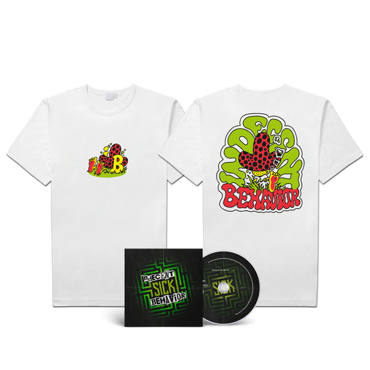 Indecent Behavior "SICK" CD-Shirt-Bundle "Mushroom"