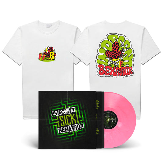 Indecent Behavior "SICK" LP-Shirt-Bundle "Mushroom"