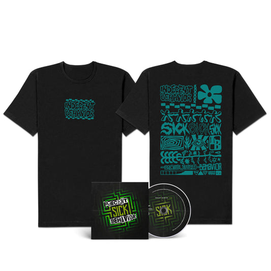 Indecent Behavior "SICK" CD-Shirt-Bundle "Weirdness"