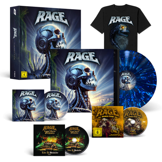 Rage "A New World Rising" Box-Shirt-Bundle "Rising"