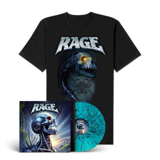 Rage "A New World Rising" exclusive LP-Shirt-Bundle "Rising"