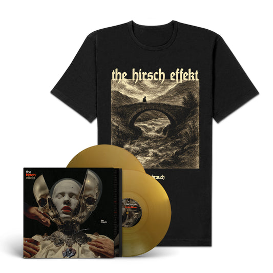 The Hirsch Effekt "Der Brauch" gold LP-Shirt-Bundle "Die Brücke"