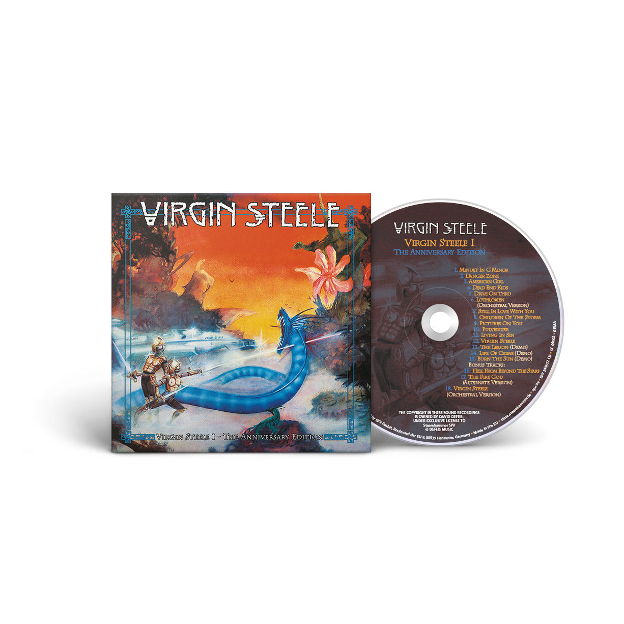 Virgin Steele "Virgin Steele I - The Anniversary Edition" CD