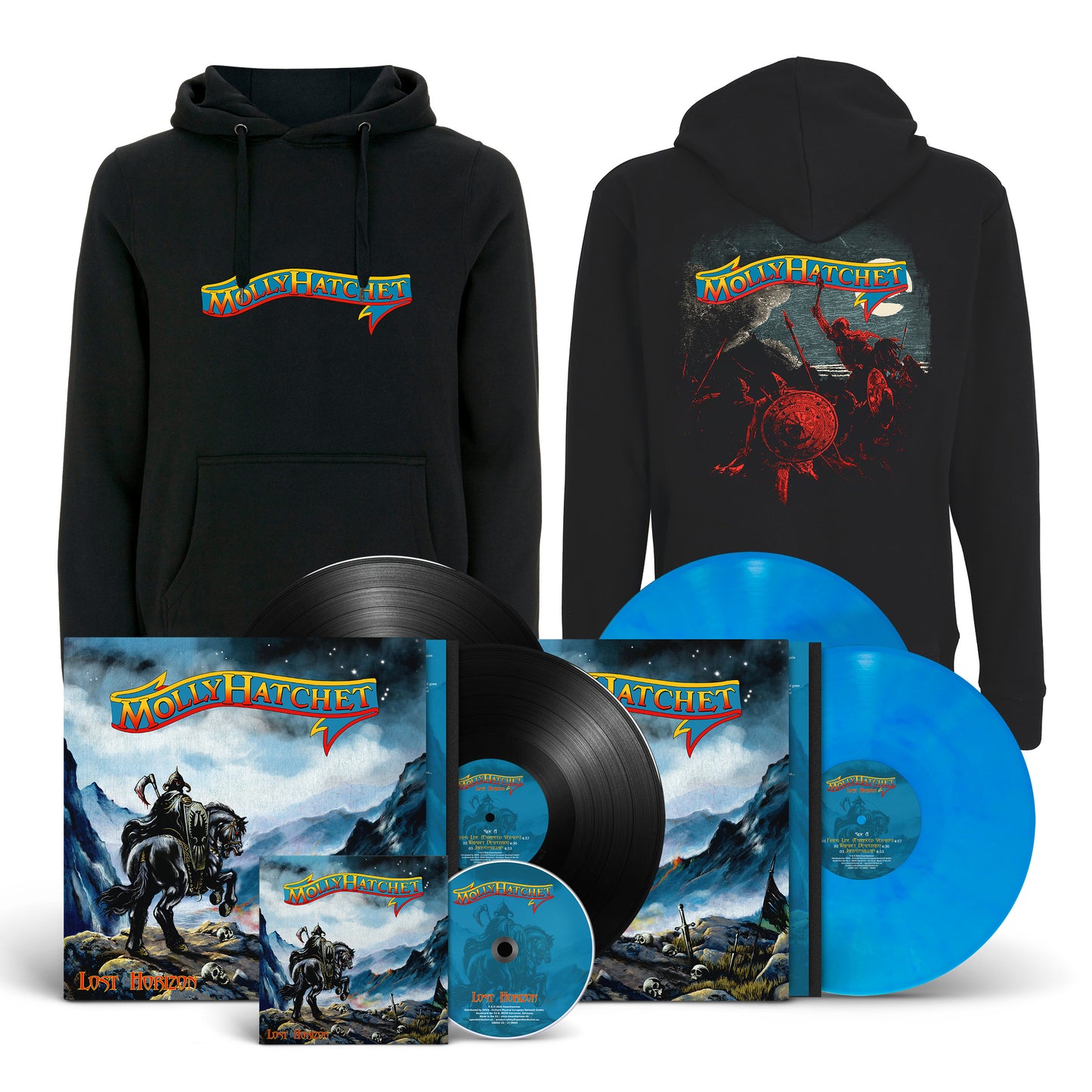 Molly Hatchet "Lost Horizon" excl. LP-LP-CD-Hoodie Bundle "Firing"