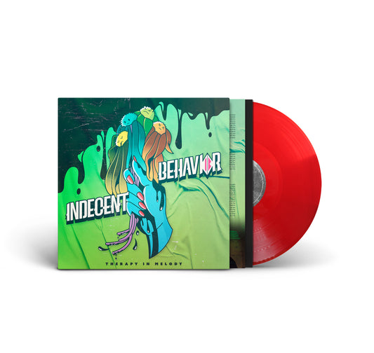 Indecent Behavior "Therapy In Melody" translucent red LP