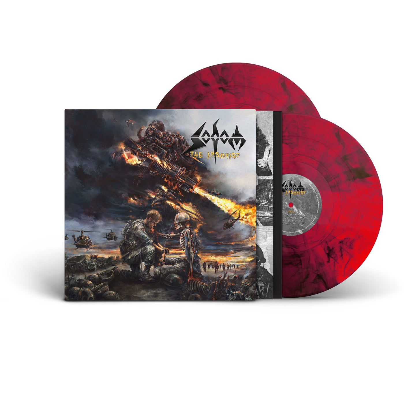 Sodom "The Arsonist" 2-LP (red transparent with black streaks)