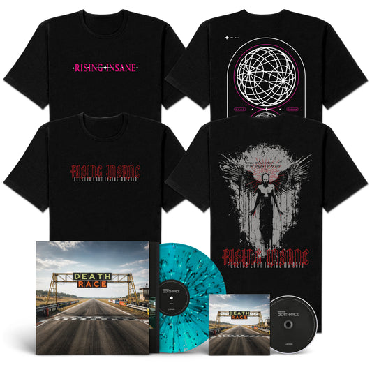Rising Insane "DEATHRACE" CD-LP-Shirts-Bundle "Feeling Lost" & "Good Enough"