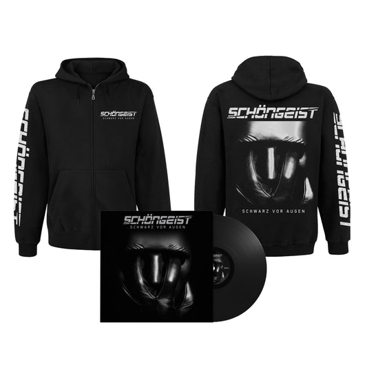 Schöngeist "Schwarz vor Augen" LP-Hoodie-Bundle