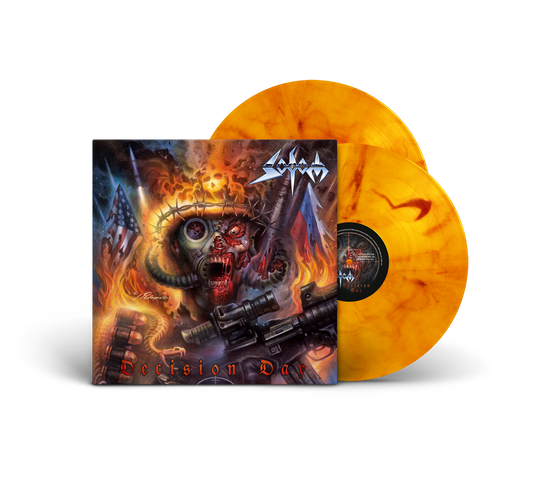 Sodom "Decision Day" LP (yellow & red marbled vinyl)