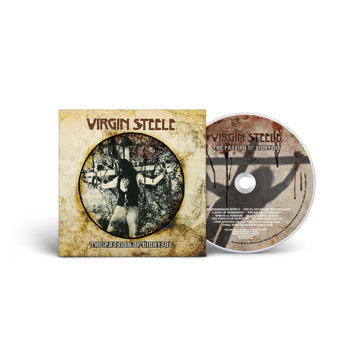 Virgin Steele "The Passion Of Dionysus" CD-Bundle