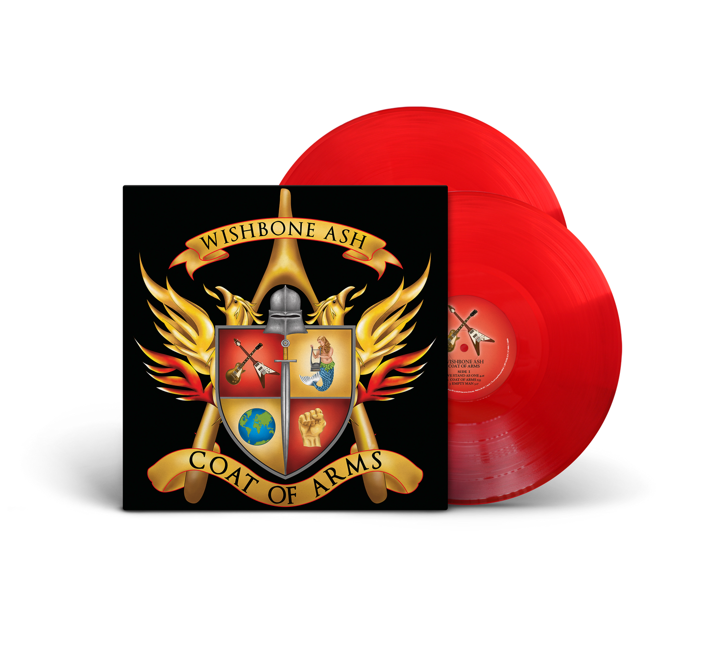 Wishbone Ash "Coat Of Arms" LP (red vinyl)