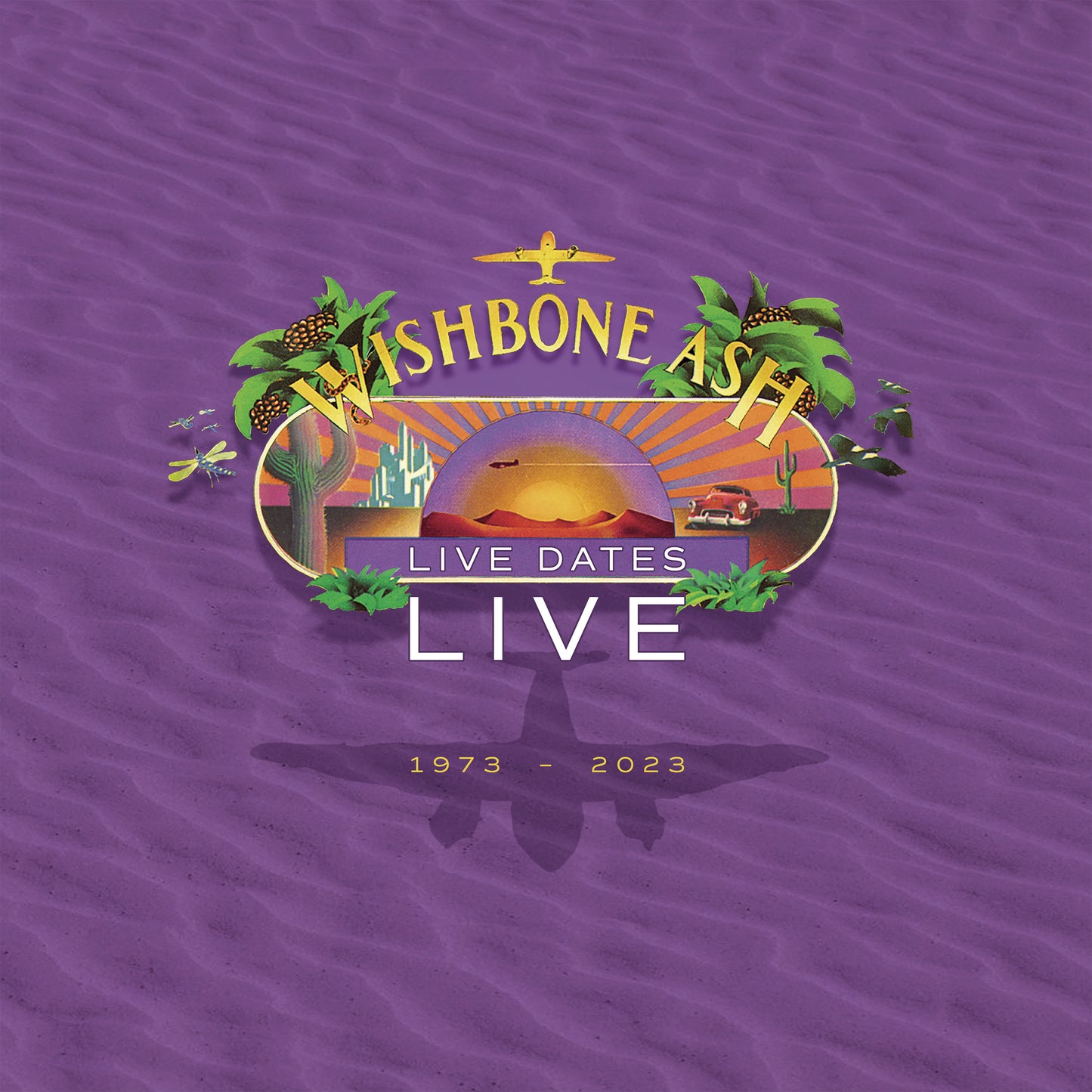 Wishbone Ash "Live Dates Live" LP (purple vinyl)